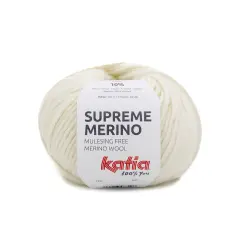 Katia Supreme Merino Wool Alpaca Blended Yarn Off-white