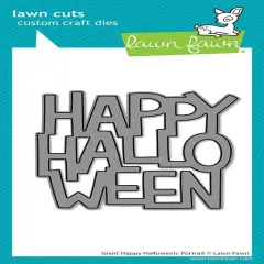 Lawn Cuts Custom Craft Dies-Giant Happy Halloween