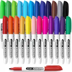 24 Colors Permanent Markers