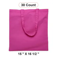 Durable Flat Cotton Tote 15" x 16 1/2"