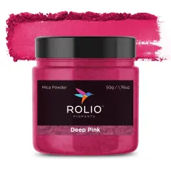 Rolio - 1 Jar Mica Powder (Deep Pink) - 50g / 1.8 oz