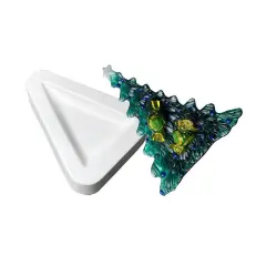 10.25" x 7.75" x 2" Triangle Glass Fusing Slumping Kiln Mold