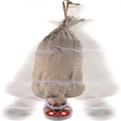 35" Halloween Animated Hanging Cocoon Corpse Decoration