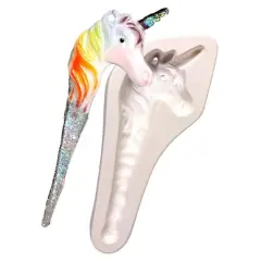 9.75" x 4" x 1.5" Unicorn Icicles Glass Fusing Kiln Mold