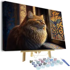 Paint by Numbers Cat