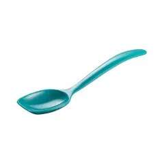 Hutzler 7.5-Inch Melamine Mini Solid Spoon Turquoise