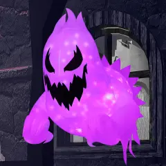 4.5 FT Halloween Inflatable Scary Ghost Outdoor Decoration