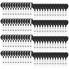 100 Pack Retractable ID Badge Holder Reel for Card Holders with Clips, Bulk for Nurses and Teachers, Office Supplies, Name Badge for Employees, Schools (26.5 Inches)