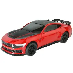 Taiyo: Ford Mustang GTD Dark Horse RC - Red - 1:22 Scale Car, 2.4Ghz Remote Controlled Vehicle, Controller, Battery Operated Sports Car, Licensed