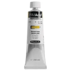 Schmincke Primacryl Professional Acrylic Paint - Classic Gold, 150 ml Tube
