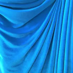 1 Yard Stretch Velvet Fabric Rich Soft Plush 4-Way Stretch Dancewear Costume 58/60" Width Turquoise