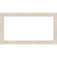 Hardwood Narrow Framed Dry Erase Magnetic Board White Wash
