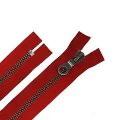 Red 8MM Closed Bottom with KTA Pull Antique Nickel