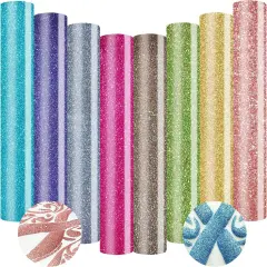 Glitter Puff Vinyl Heat Transfer 3D