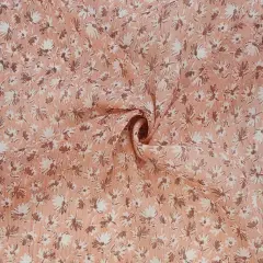 1 Yard Coral Pink Yoryu Chiffon Fabric 57/58" Wide, Lightweight 100% Polyester Apparel Material