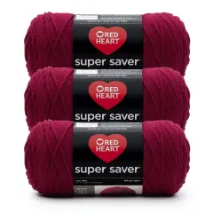 Red Heart Super Saver Yarn 24 Pack-Burgundy