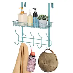 Hat Rack Door Rear Hook Rack Key Hanger Storage Anti-Rust Chrome Finish