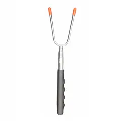 Telescoping Barbecue Fork, Camp Fire Roasting Stick, Extends from 10" to 33" Long, Great for BBQ Hot Dogs, Smores