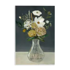 Stupell Industries Earthy Floral Vase Wall Plaque Art Design by Hannah Dawson