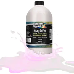 Pouring Masters Violet Interference Pearl Special Effects Acrylic Pouring Paint - Premium 32-Ounce Pre-Mixed Fluid Acrylic Paint - Fluid Art Supplies for Canvas, Wood, Paper, Tile & Rocks