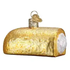 Old World Christmas 2.0 Inch Hostess&trade; Twinkie&trade; Christmas Tree Ornament , Licensed Iconic Gold