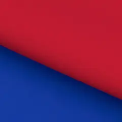 1 Yard Twin Flo 2 Tone Recycled Polyester and Nylon Spandex Fabric 36" x 60" Red/Royal Blue