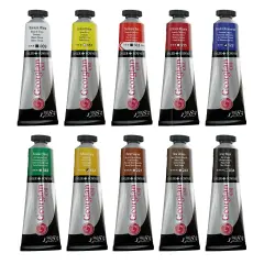 Daler-Rowney Georgian Oil Paint Selection Set 10/Pkg-Assorted Colors