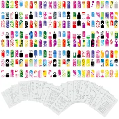 Airbrush Nail Stencils - Nail Art Stencils Series #11: 260 Unique Designs from 20 Individual Templates