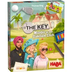 HABA The Key: Murder at The Oakdale Club, Detective Case Files Board Games for Kids Ages 8-12, Strategy Mystery Game for Family Night, Made in Germany Multicolor