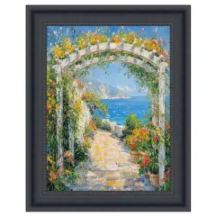 Contemporary Scoop Black Picture Frame 16x24 frame