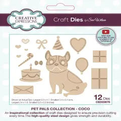 Creative Expressions Craft Die By Sue Wilson-Pet Pals Coco