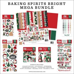 Echo Park Mega Bundle Collection Kit 12"X12"-Baking Spirits Bright