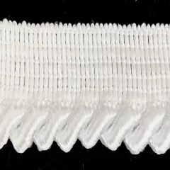 Large Twist Cord with Lip Piping Trimming - 6 Yards - Many Colors Available! White