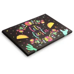 Cinco de Mayo Placemats, Let's Fiesta Table Decorations (10 x 14 In, 100 Pack) White