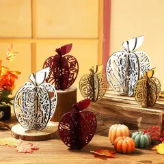 Apple Wooden Signs Fall Table Decor