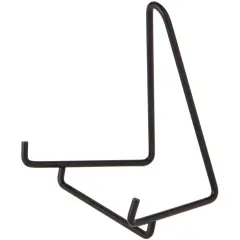 Bard's Black Wire Easel Stand, 4" H x 3.5" W x 3" D
