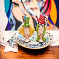 Ceramic Garden Ladies Salt and Pepper Shakers-Home D&eacute;cor, Gift for Her or Mom, Gift for Friend or Coworker, Kitchen D&eacute;cor, Gift for Gardener