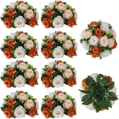 10 Pcs Terracotta Flowers - 3 Colors