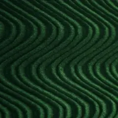1 Yard Swirl Velvet Flocking Fabric for Upholstery Home Decor Drapery Crafts 58/60" Width Hunter Green