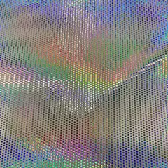 1 Yard Stretch Velvet Pin Dot Foil Fabric for Dancewear Cosplay Costumes Leggings 56 Inches Width White Silver