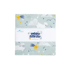 Twinkle Little Star 5" Square Pack (Charm Pack / 5" Stacker) by Natalia Juan Abello for Riley Blake (5-16300-42)