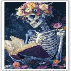 DIY Skull Paint by Numbers