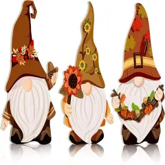 3 Pieces Fall Tiered Tray Decor Table Centerpieces