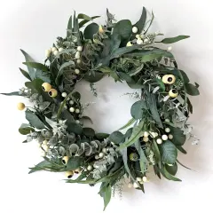 22 Inch All Season Greenery Wreath