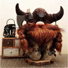 Viking Warrior Fall Gnome Doll Table Ornaments