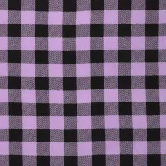 Mook Fabrics Buffalo Plaid Flannel Fabric [43 in. Wide] - By The Yard Lavender