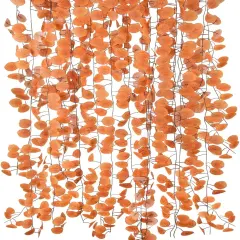 24 Packs - Artificial Fall Eucalyptus Garland Autumn Leaves