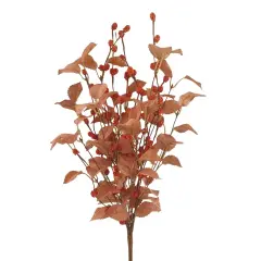 21" Fall Birch Leaf & Berry Spray for Wreaths & Centerpieces-40373