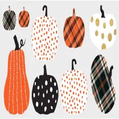 Decorative Pumpkins Peel and Stick Wall Decal