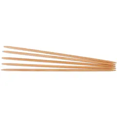 ChiaoGoo Double Point Dark Patina Bamboo Knitting Needles 8" - Sizes US 1 to 11 (2.25mm to 8mm)